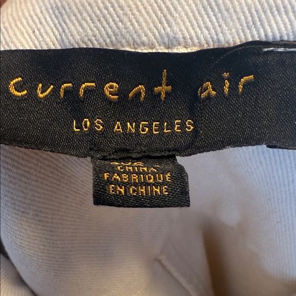 NWOT Anthro Current Air Talia ivory denim trucker jacket SIZE XS - Picture 6 of 7